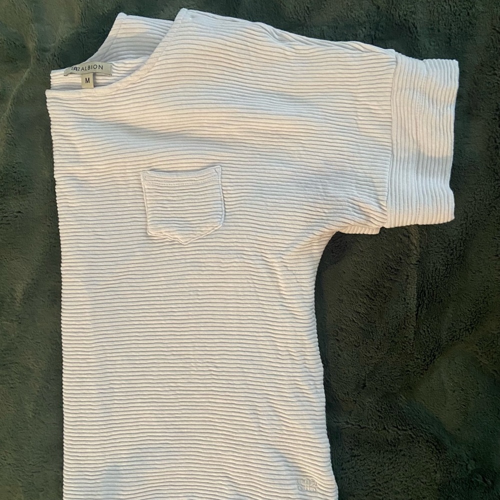 Albion fit white blouse